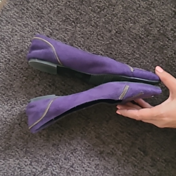 Purple Pointy Flats - Picture 5 of 5